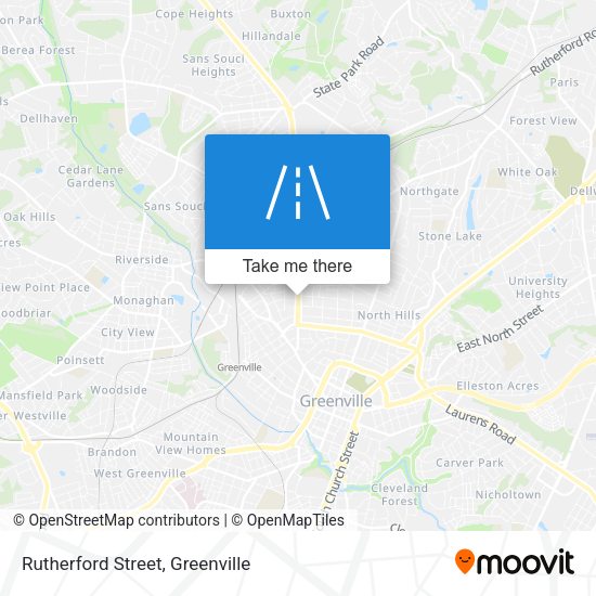 Mapa de Rutherford Street