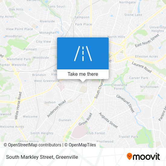 South Markley Street map