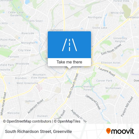 Mapa de South Richardson Street