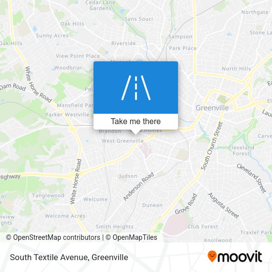 Mapa de South Textile Avenue