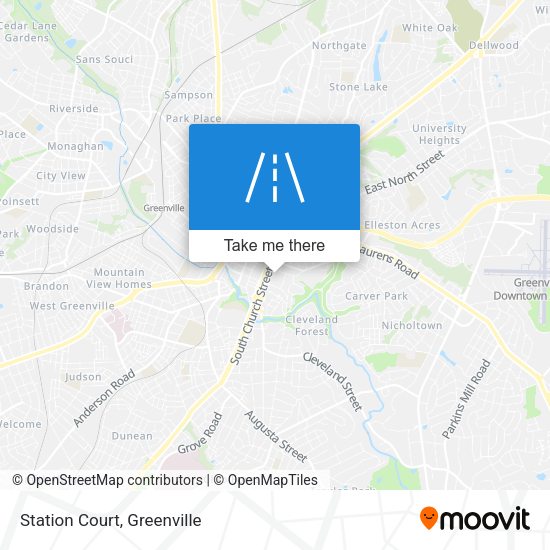 Mapa de Station Court