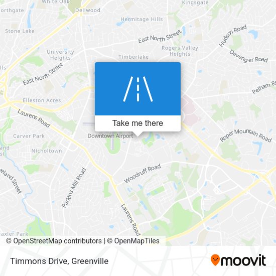 Mapa de Timmons Drive