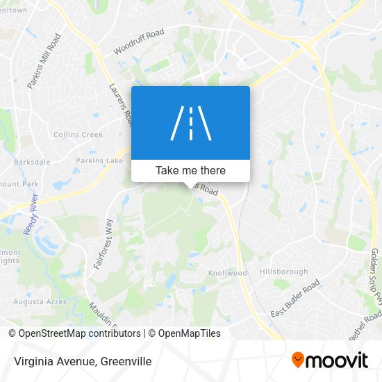 Virginia Avenue map