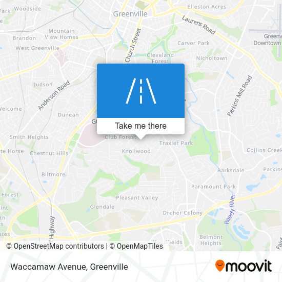 Waccamaw Avenue map