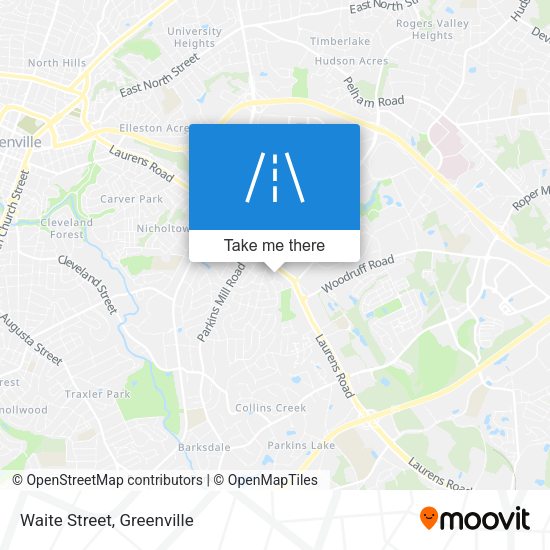 Mapa de Waite Street