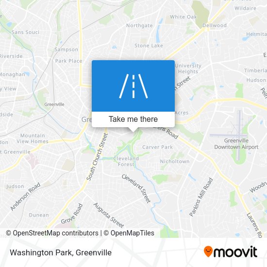 Mapa de Washington Park
