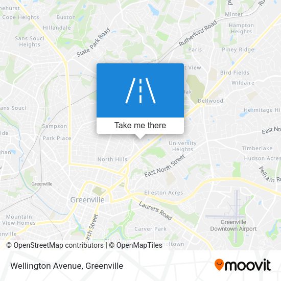 Wellington Avenue map
