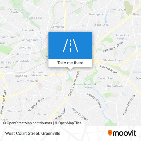Mapa de West Court Street