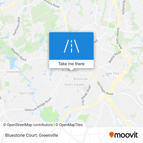 Bluestone Court map