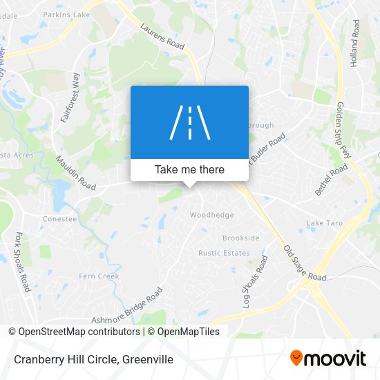 Mapa de Cranberry Hill Circle