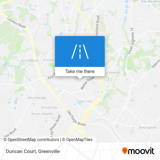 Duncan Court map