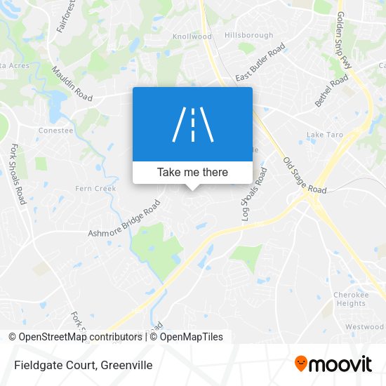 Mapa de Fieldgate Court
