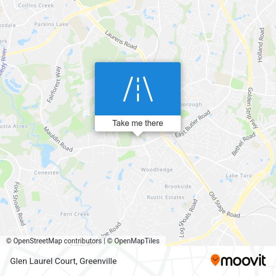 Mapa de Glen Laurel Court