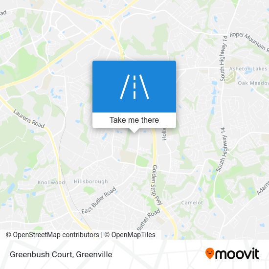 Greenbush Court map