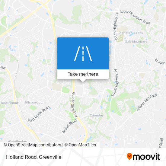 Mapa de Holland Road