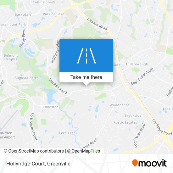 Hollyridge Court map