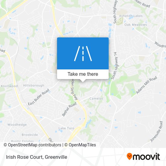 Irish Rose Court map