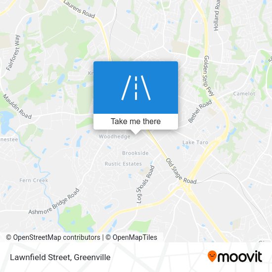 Lawnfield Street map