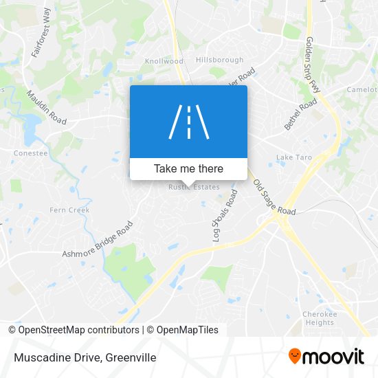 Muscadine Drive map