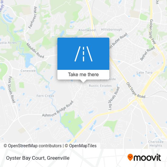 Mapa de Oyster Bay Court
