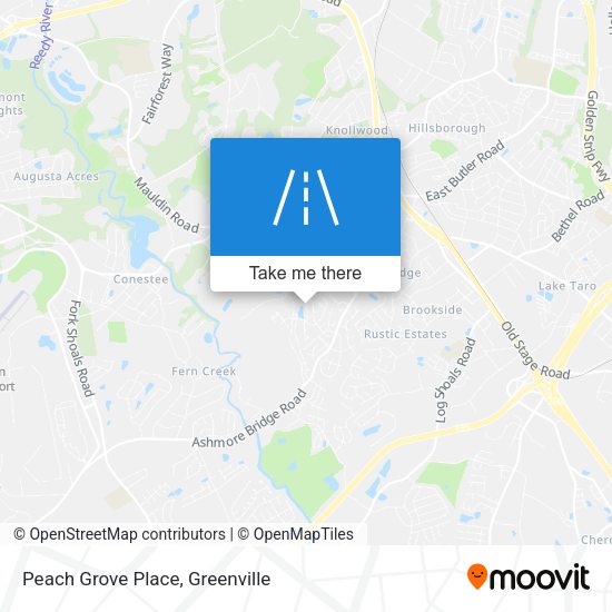 Peach Grove Place map