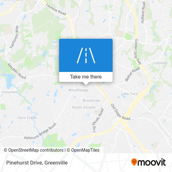 Pinehurst Drive map