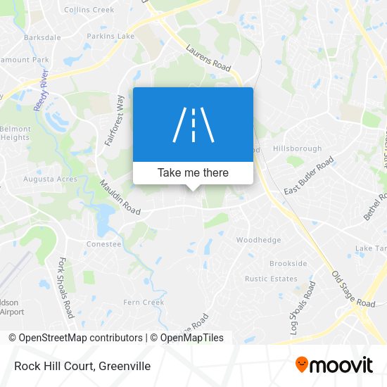 Rock Hill Court map