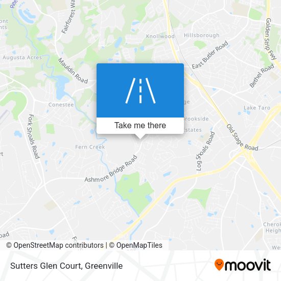 Mapa de Sutters Glen Court