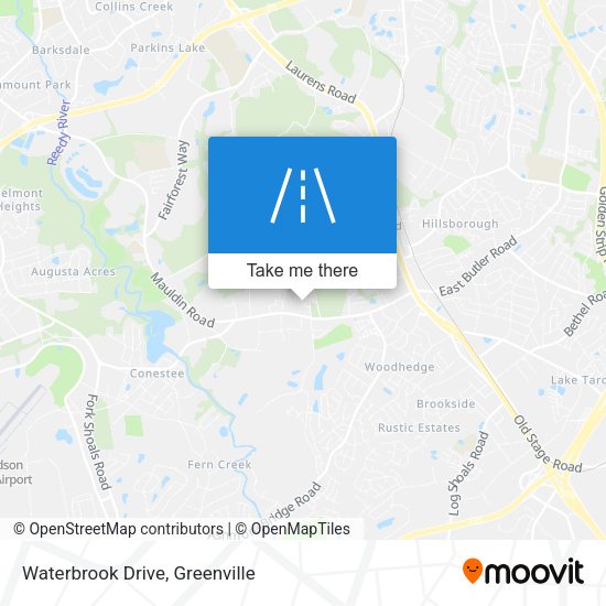 Mapa de Waterbrook Drive