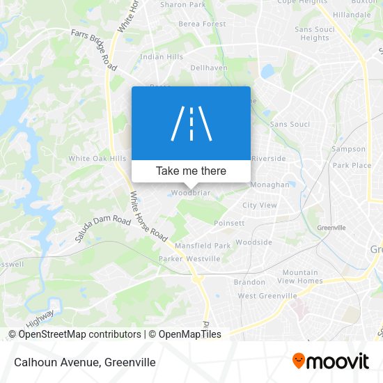 Calhoun Avenue map