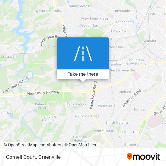 Mapa de Cornell Court