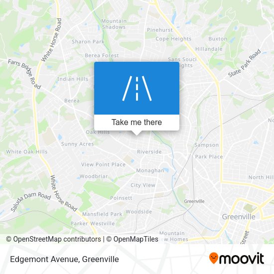Mapa de Edgemont Avenue