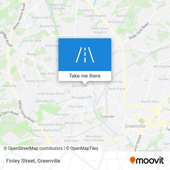 Mapa de Finley Street