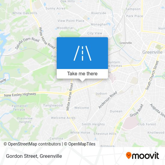 Mapa de Gordon Street