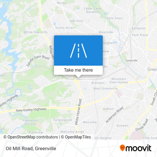 Mapa de Oil Mill Road