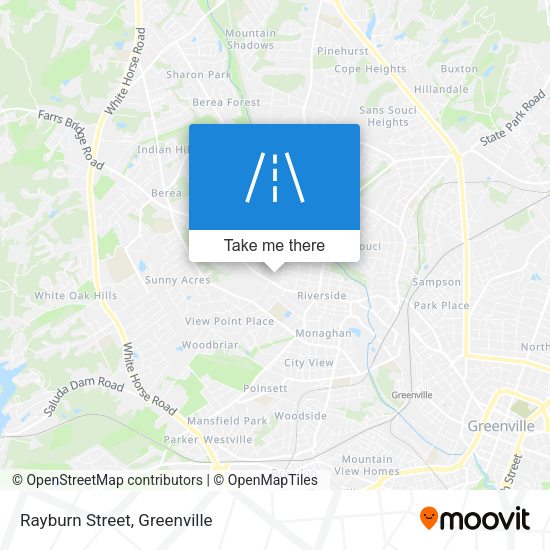 Rayburn Street map