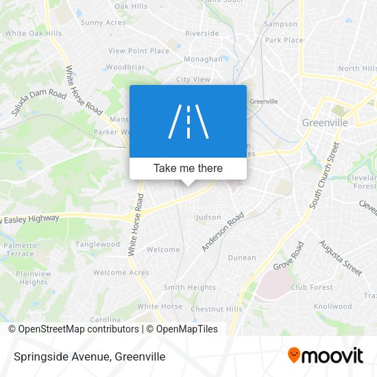 Mapa de Springside Avenue