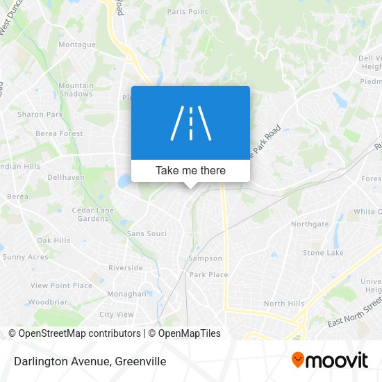 Darlington Avenue map