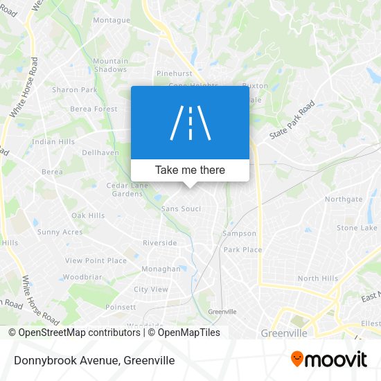 Donnybrook Avenue map