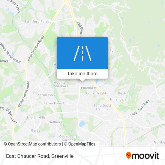 Mapa de East Chaucer Road