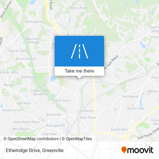 Mapa de Ethelridge Drive