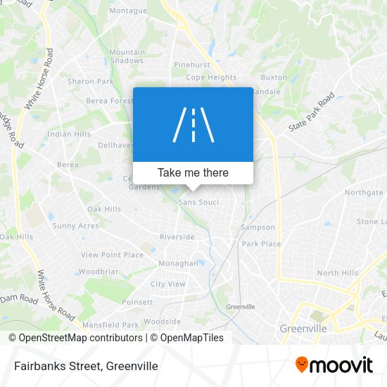 Mapa de Fairbanks Street
