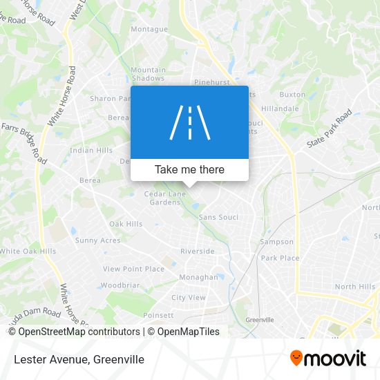 Mapa de Lester Avenue