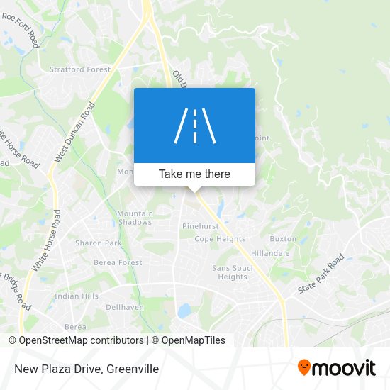 New Plaza Drive map