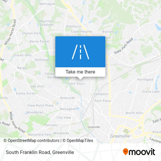 Mapa de South Franklin Road
