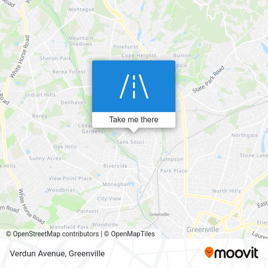 Mapa de Verdun Avenue