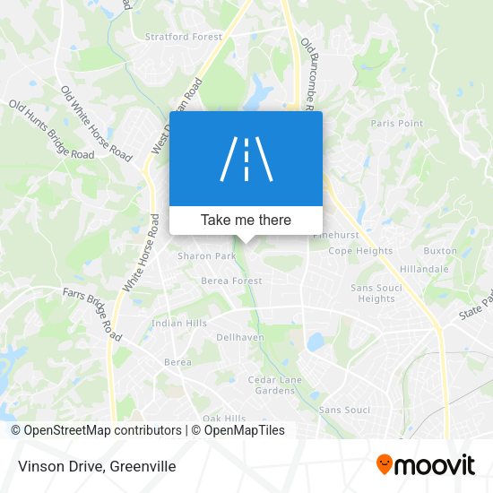 Mapa de Vinson Drive