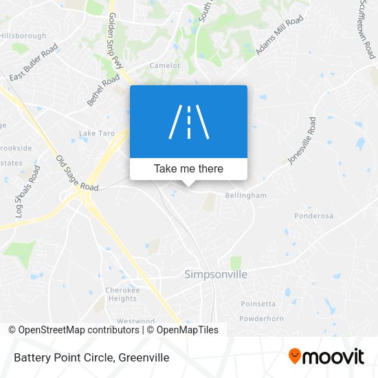 Battery Point Circle map