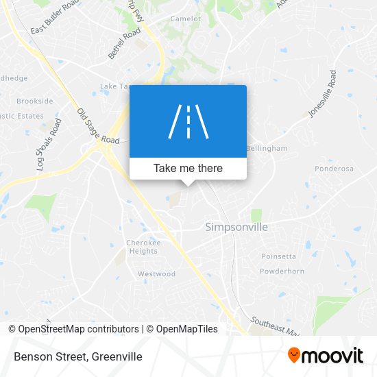 Mapa de Benson Street