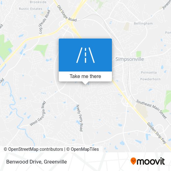 Mapa de Benwood Drive